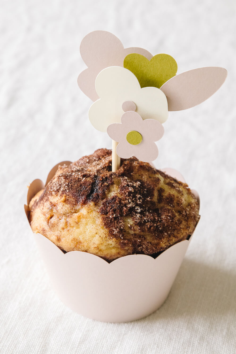 Flower Cupcake Topper Cricut SVG Design