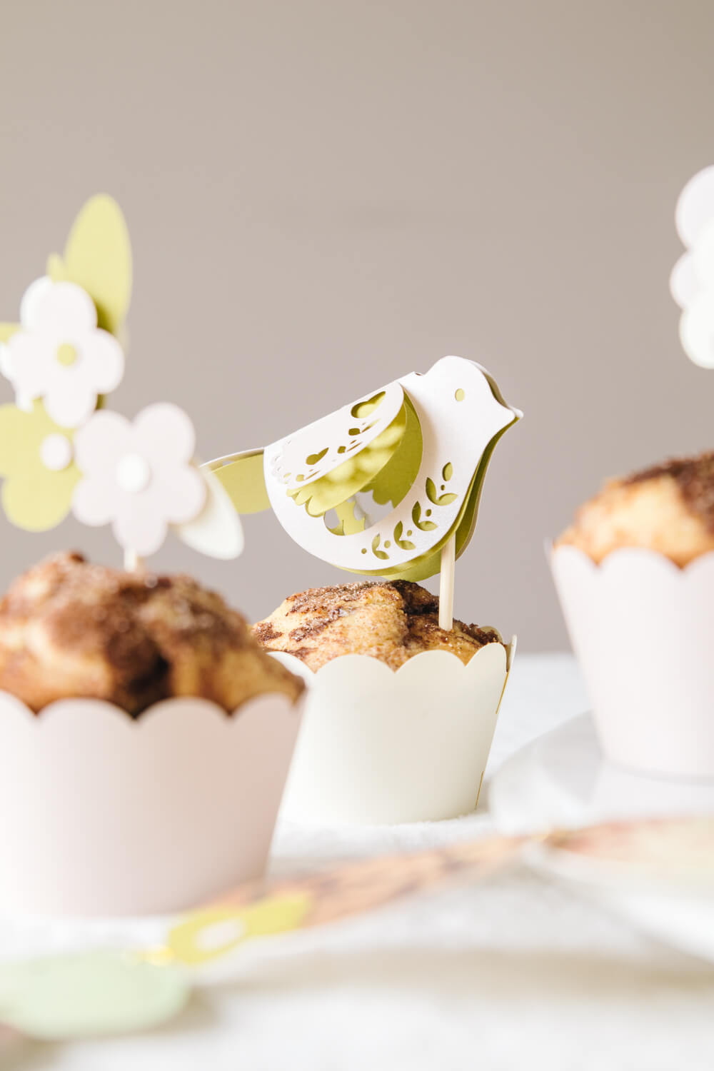 Cricut Bird SVG Design Cupcake Topper