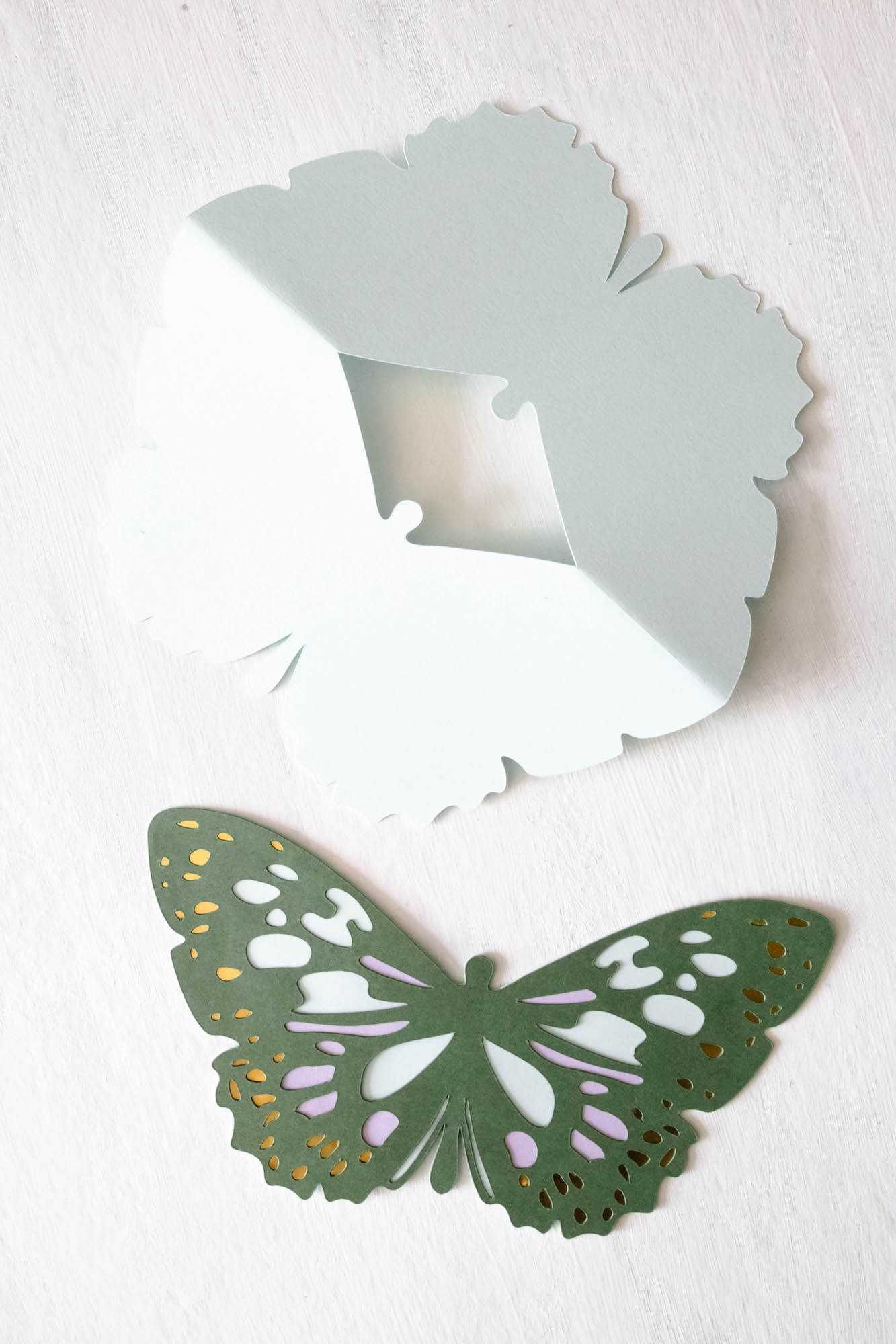 Butterfly Note Card Cricut SVG