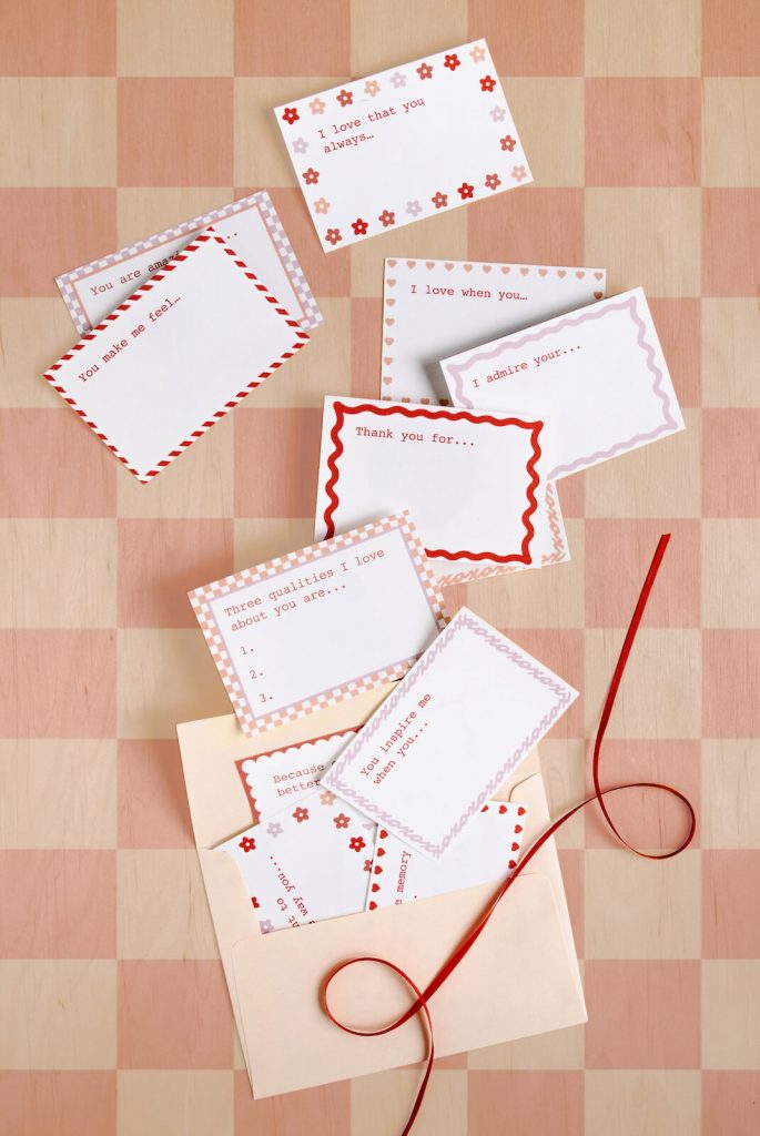 14 Days of Free Printable Valentines Cards - Gilded Stork